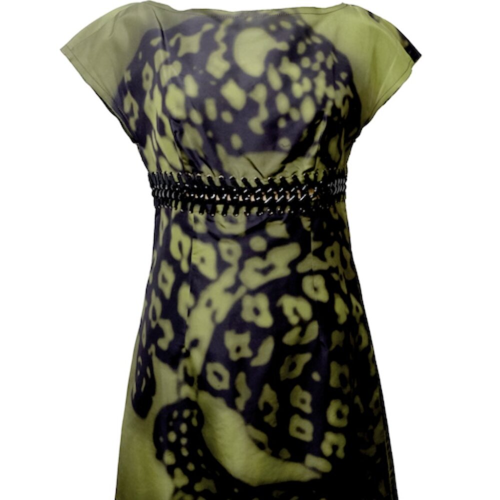 Prada Leopard Shift Dress